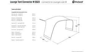 Outwell Lounge-Zelt-Anschluss M